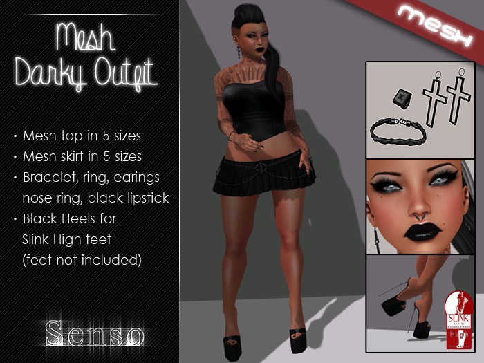 .:Senso:. Darky Outfit (wear to unpack)