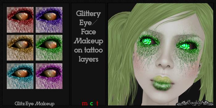 ~SongBird~ Glitz Eyemakeup