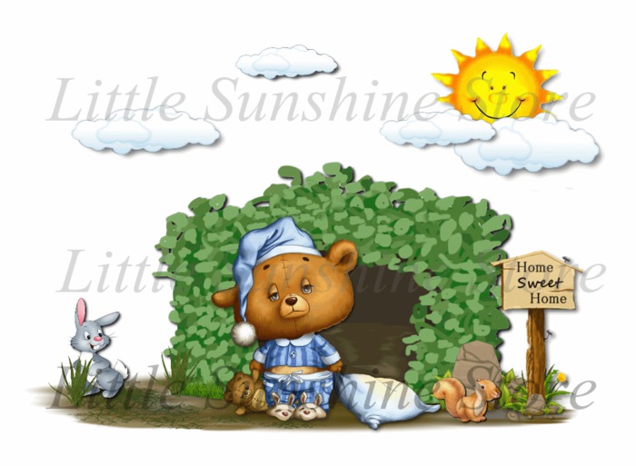 εїз ☀ Wall Sticker Wake Up, Sleeper ! (slight shadow /No texture)  ☀ εїз