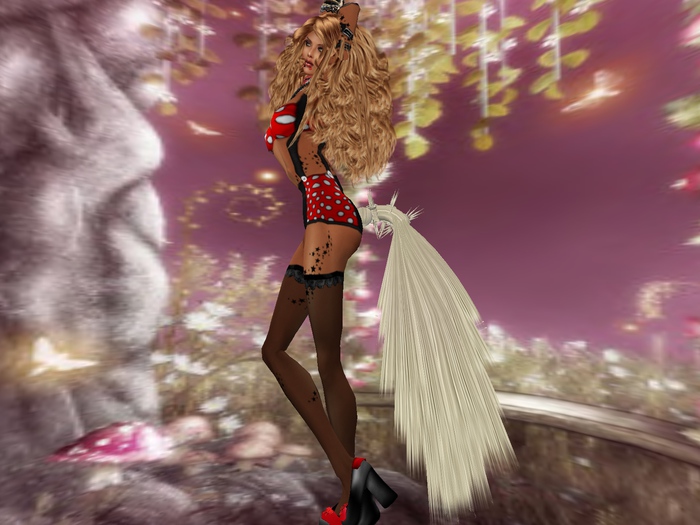 Neko Blonde Neko Tail