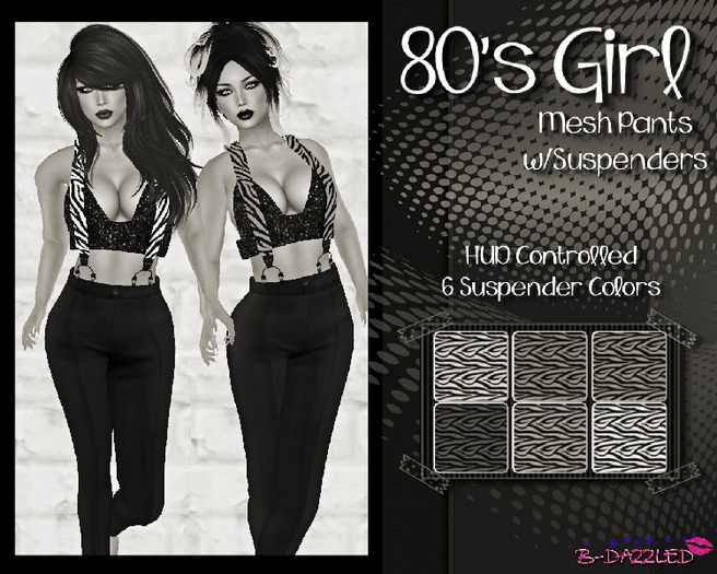 {B-DaZZled} - Suspender Pants *DEMO*  WEAR ME