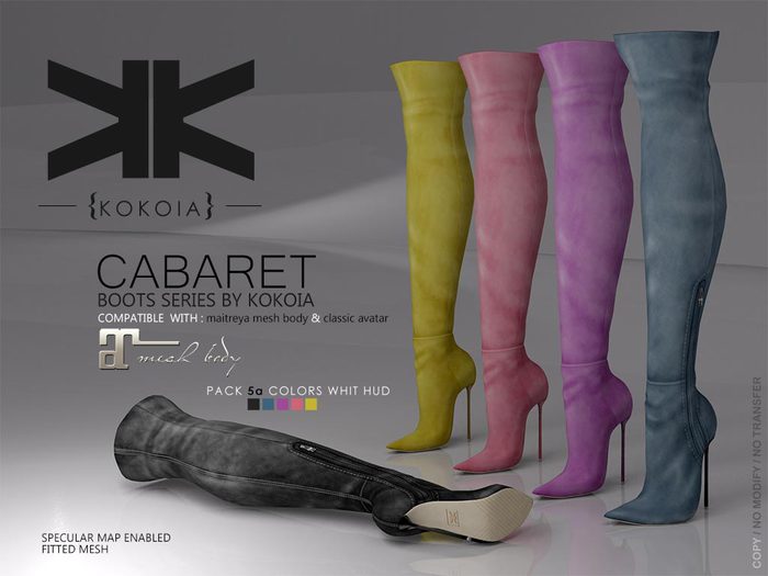 Cabaret Boots :: Woman :: 5a Colors :: {kokoia}