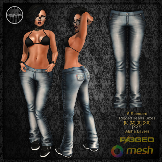 *SmokeINC* : Roxie Jeans SinglePack [LightBlue]