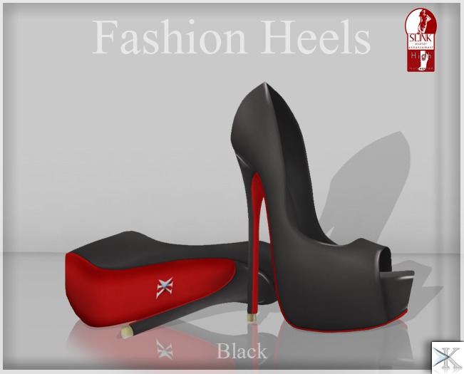FASHION HEELS BLACK