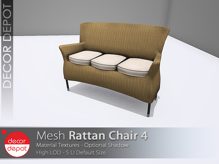[DD] - FULL PERM  Rattan Chair 4