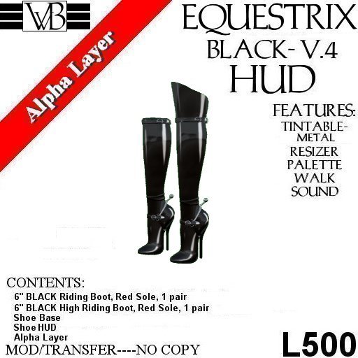 VvB EQUESTRIX 6 -Riding Boots-BLACK V4
