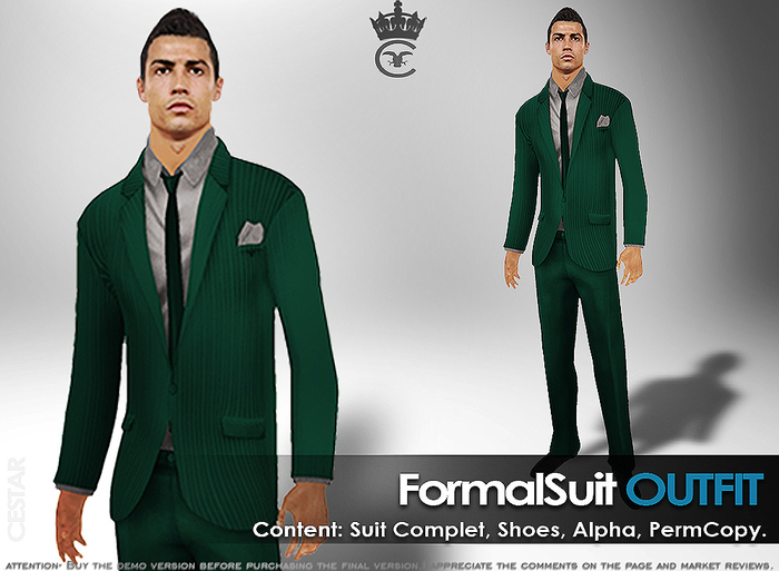 " Formal Suit " : GREEN
