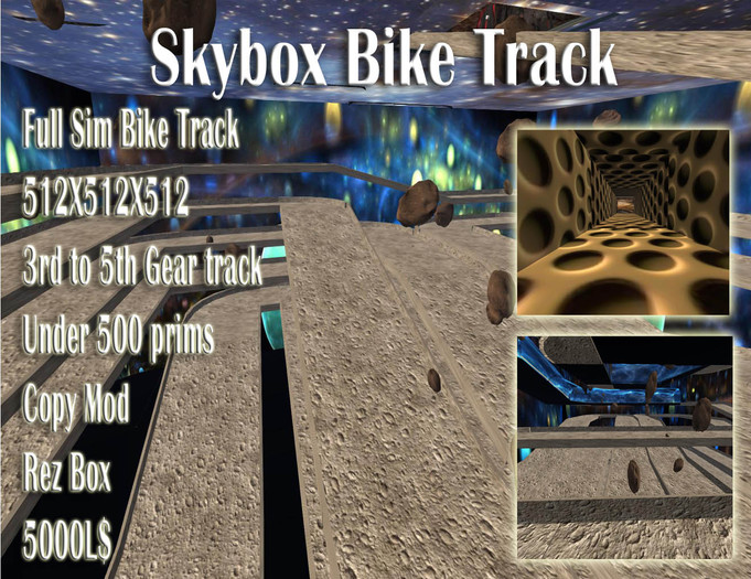Full Sim Space Riding Track Skybox