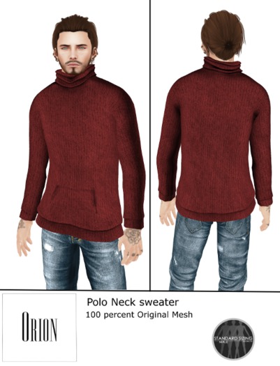 Orion - Polo Neck Sweater ( DEMO)