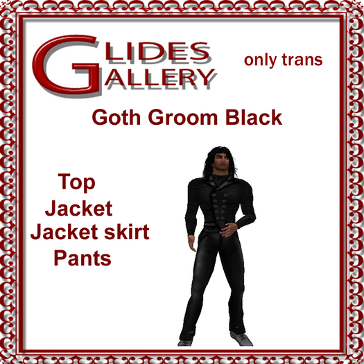 Goth Groom Black