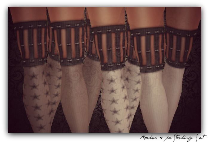 JL-Rocker Stockings 4 pc set