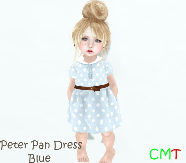 *Bean* Peter Pan Dress Blue