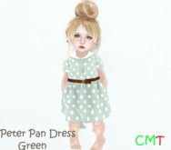 *Bean* Peter Pan Dress Green