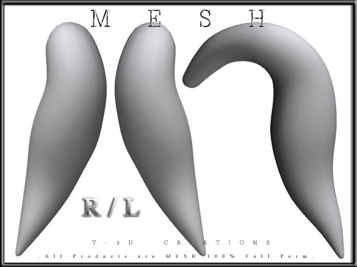 T-3D Creation [Button] MESH - Full Perm