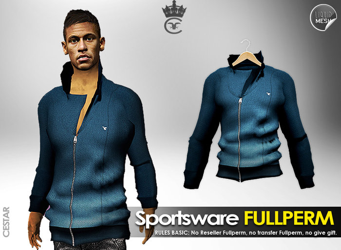 " Hoodie SportWear " Fitted FULL PERMISSION - Fitted Mesh - liquid mesh