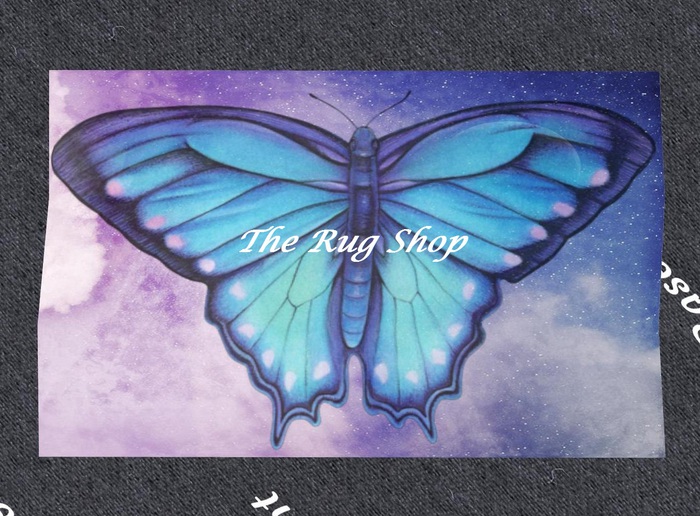 Fantasy Butterflies Mesh mat [blue]  # 10, Mesh (mod& trans)