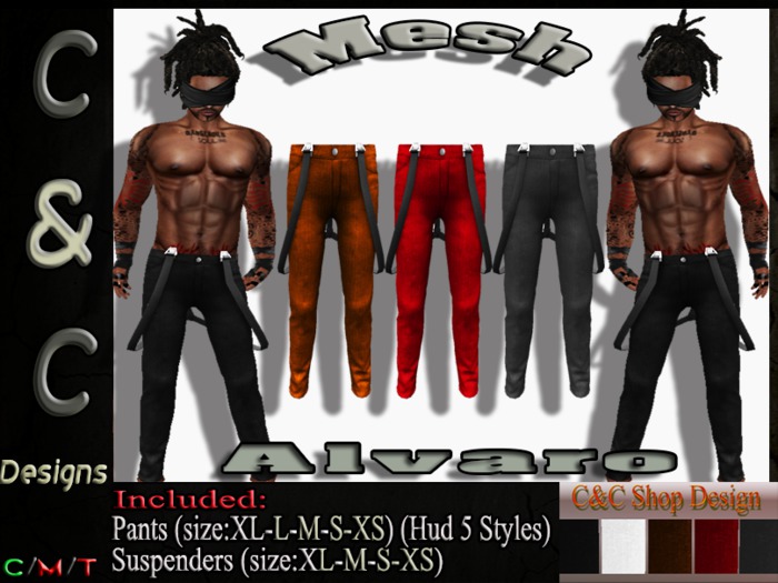 C&C Mesh Alvaro Men's (Hud 5 Styles)