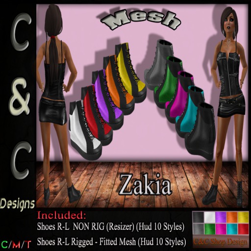 C&C Mesh Zakia Hud 10 Styles (Demo)
