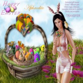 Easter basket- Ideal Easter gift! Includes eggs and chicks!