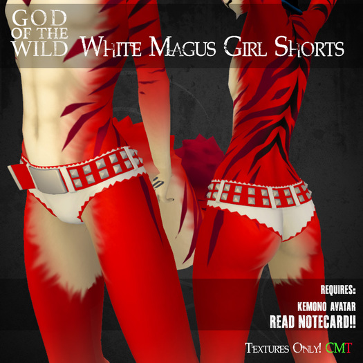 :GW: White Magus Girl Shorts