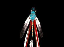 Feathers * "FLIGHT OF THE EAGLE" TURQUOISE