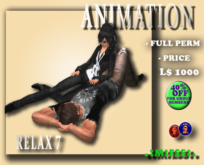 FULL PERM ANIMATION "RELAX 7" COUPLE ANIMATION