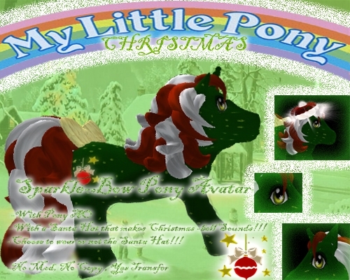 SPARKLE-BOW PONY AVATAR