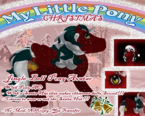 JINGLE-BELL PONY AVATAR