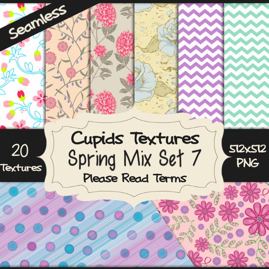 *Cupids Textures * 20 SPRING MIX SET 7