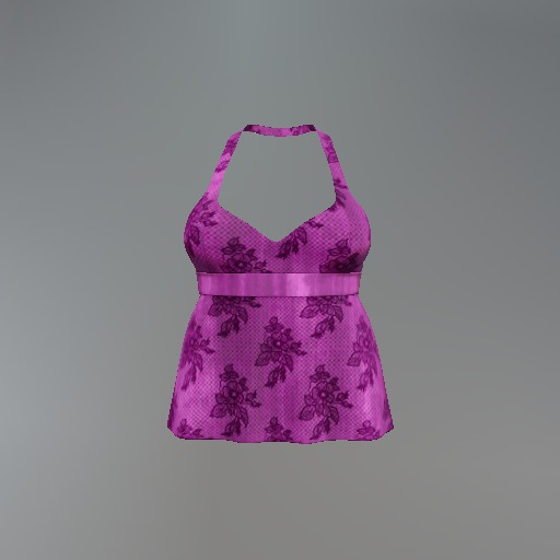 Pink Lace Mesh Halter box