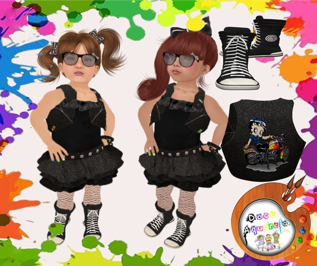 {**}DOCE AQUARELA{**} Flower Gray *Todlleedoo baby*