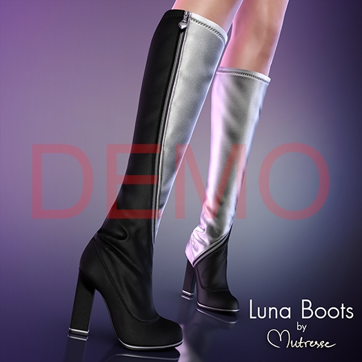 [DEMO] Mutresse . Luna Boots - 16 Colors  (Rigged Mesh)