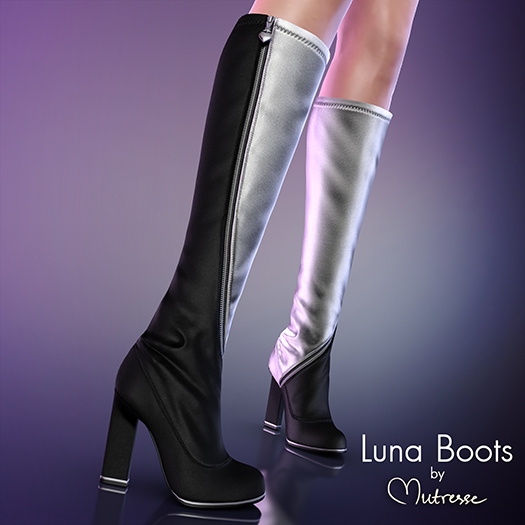 Mutresse . Luna Boots - 16 Colors  (Rigged Mesh)