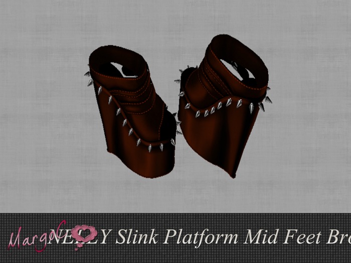 Nelly Slink Platform Mid Feet Brown - MargoC
