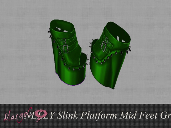 Nelly Slink Platform Mid Feet Green- MargoC