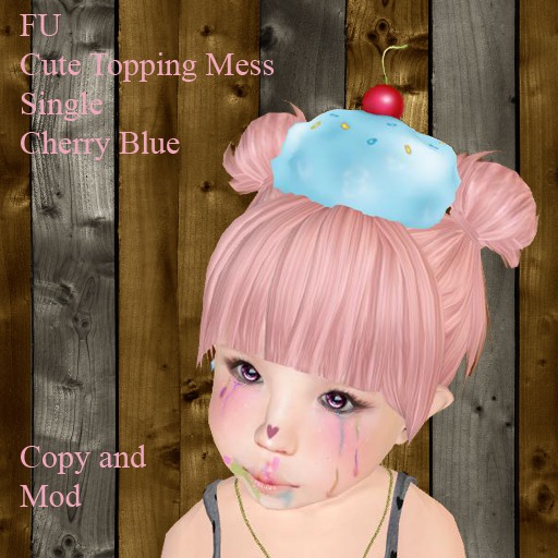 ..:FU:..  Cute Topping Mess single Cherry Blue