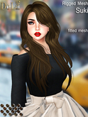 =DeLa*= Mesh Hair "Suki" Light Browns