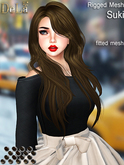 =DeLa*= Mesh Hair "Suki" Dark Browns