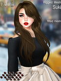 =DeLa*= Mesh Hair "Suki" Reds