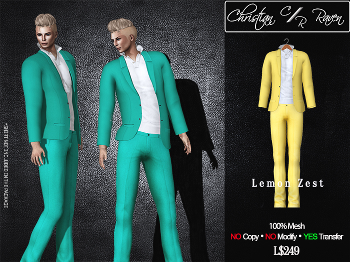 Mesh Suit Lemon Zest