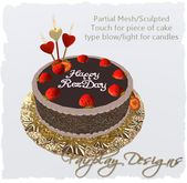~Happy RezDay Strawberry Chocolate Dream Cake~Touch for Piece~