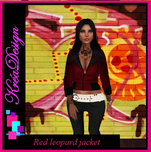 Red Leopard jacket KD