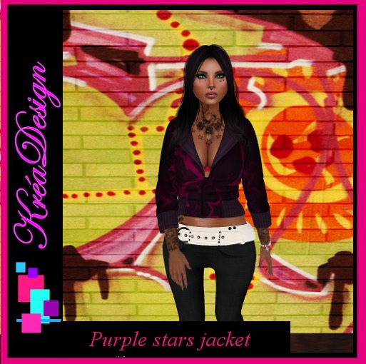 Purple stars Jacket KD