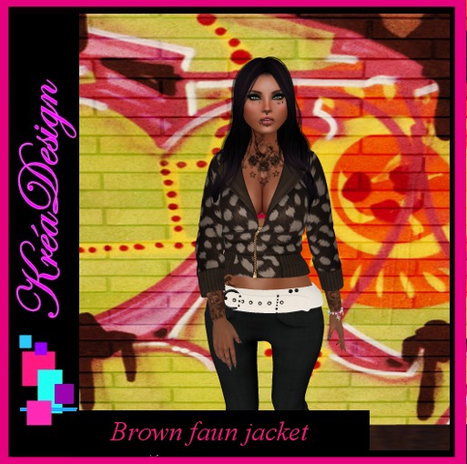Brown faun jacket KD