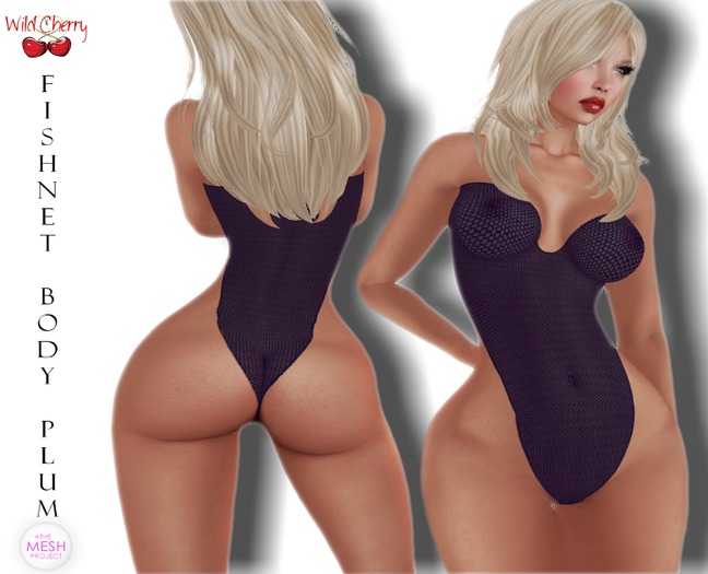 WC Fishnet Body Purple