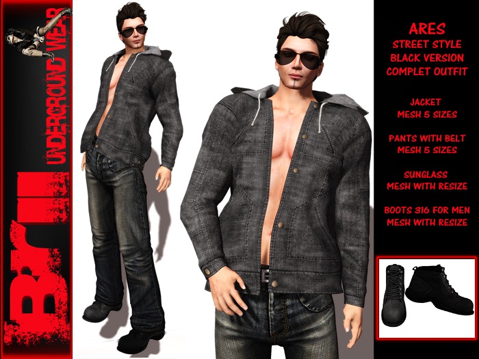 **ARES STREET STYLE COMPLET OUTFIT FOR MEN **