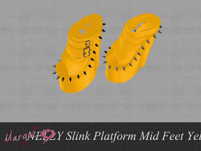 Nelly Slink Platform Mid Feet Yellow- MargoC