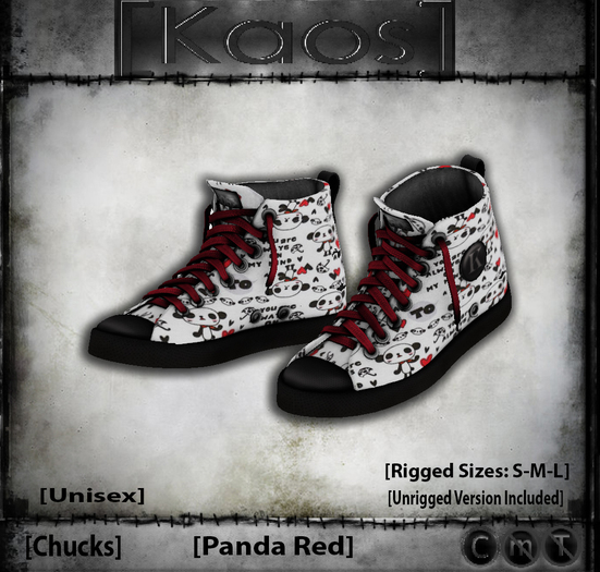 [Kaos] Chucks - Panda Red