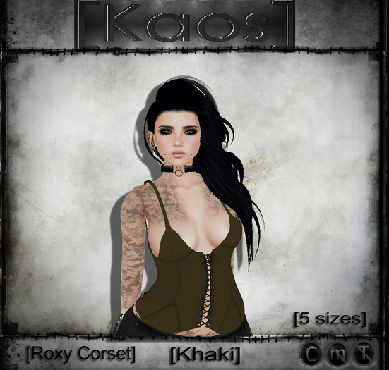 [Kaos] Roxy Corset - Khaki