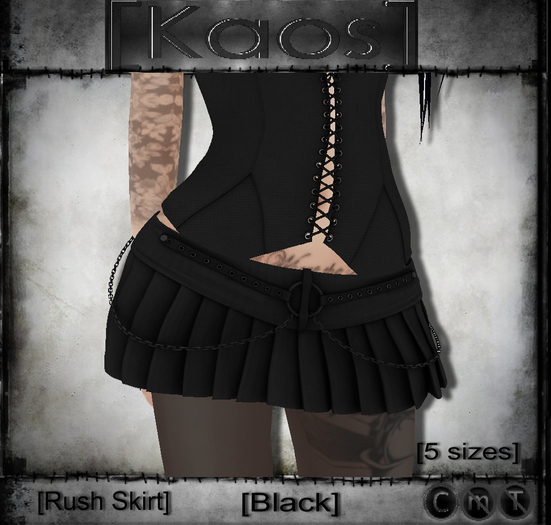 [Kaos] Roxy Corset - Black